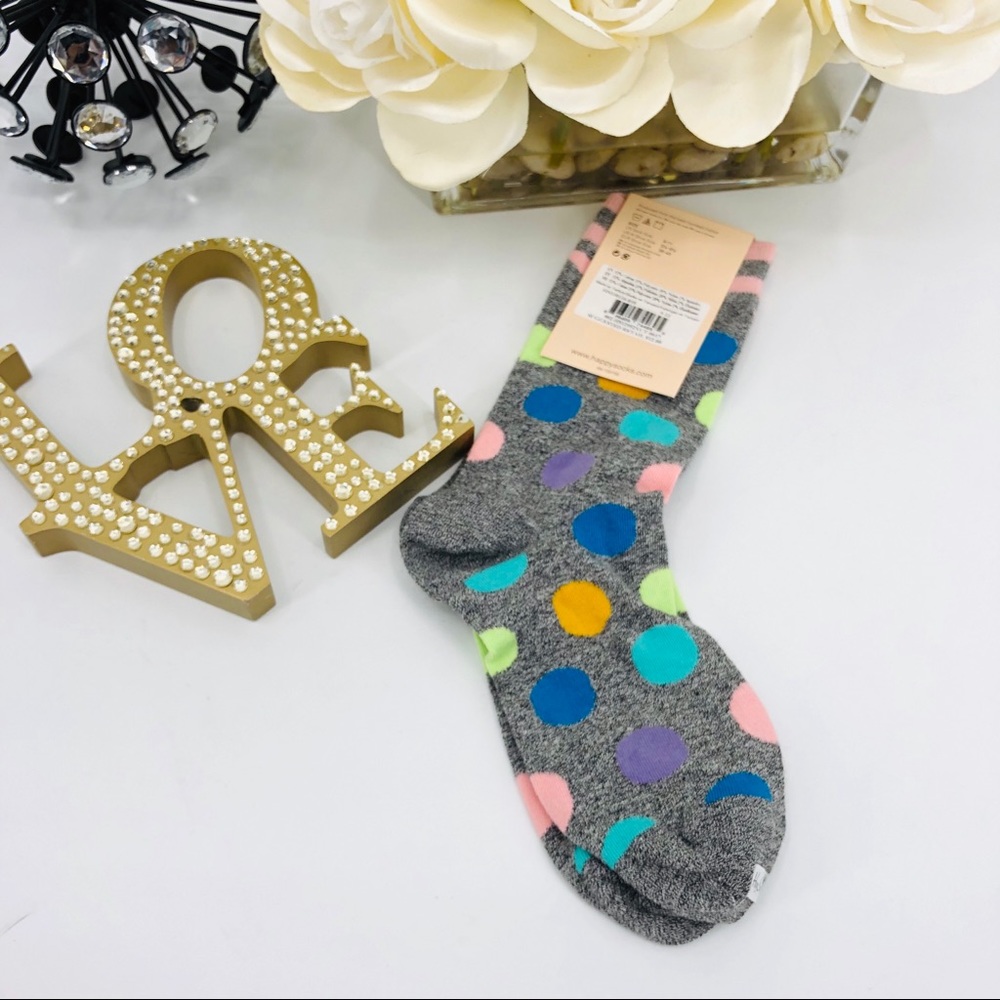 NWT Polka Dot Happy Socks - Picture 3 of 5